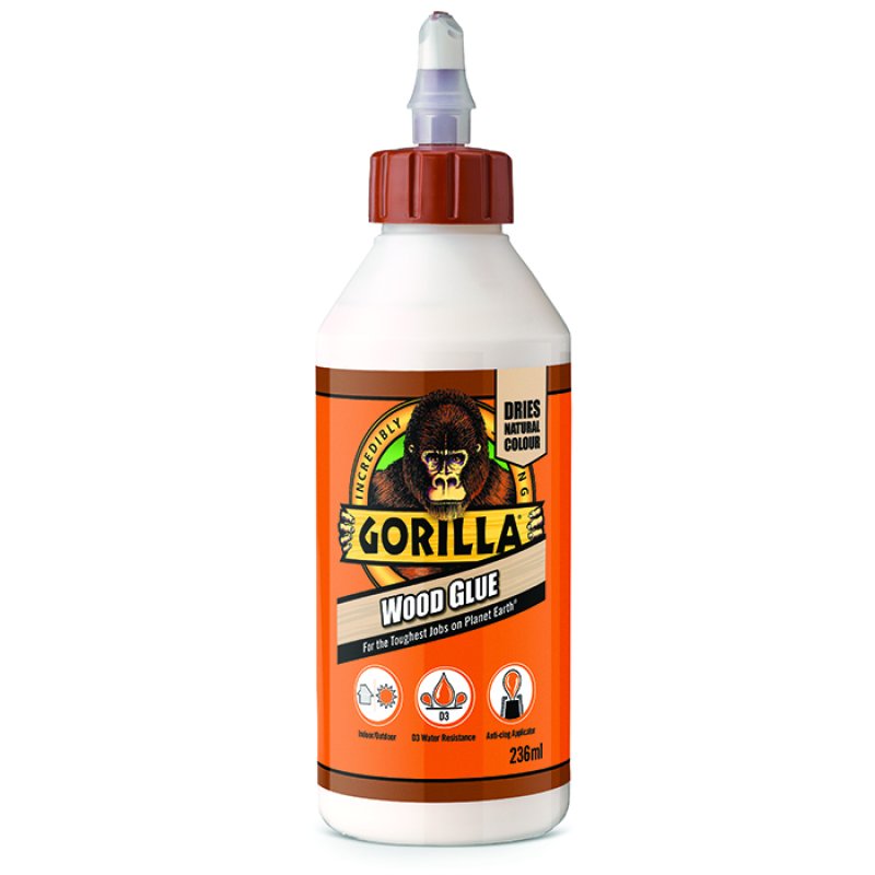 Gorilla Wood Glue 236Ml Holbury Hardware Stores