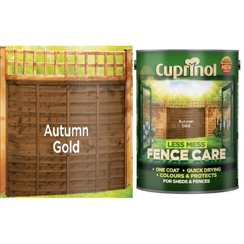 Cuprinol Autumn Gold Fence Care 6 Ltr Holbury Hardware Stores