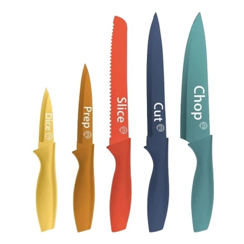 Multi Coloured Knife Set | Holbury Hardware Stores