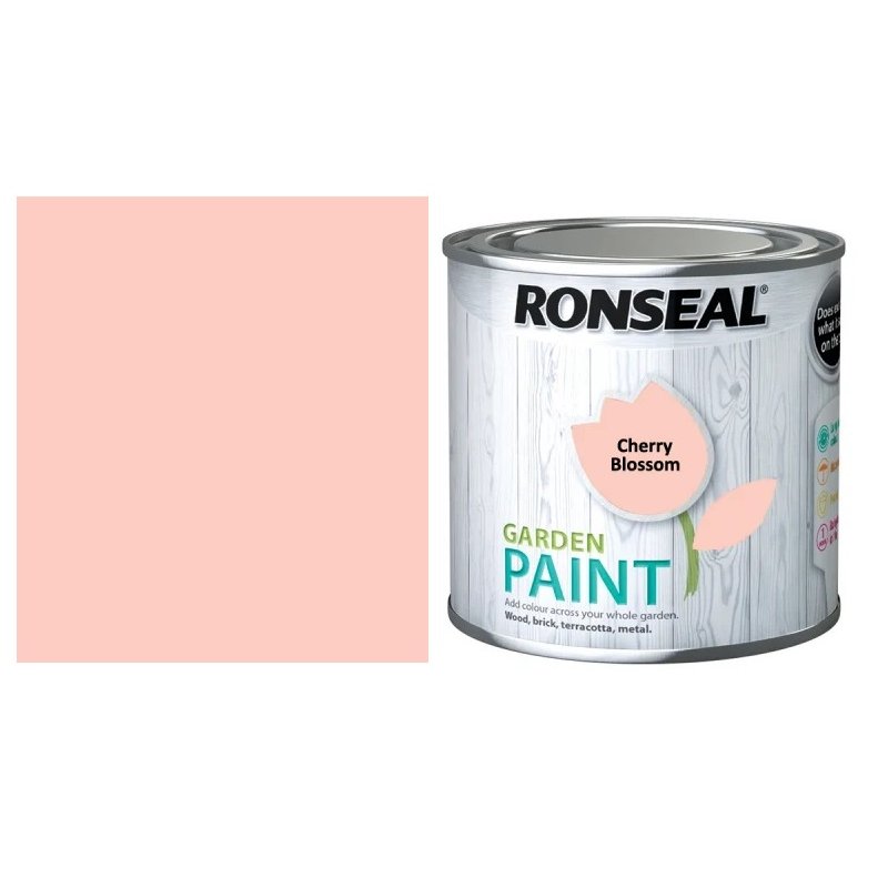 Ronseal Garden Paint Cherry Blossom 250Ml Holbury Hardware Stores
