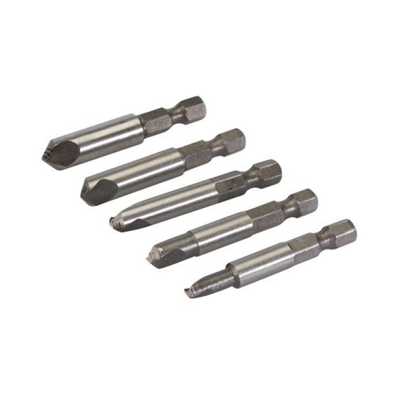 5 Piece Screw Extractor Set Silverline | Holbury Hardware Stores